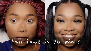My Quickest Full Face Tutorial | 20 Minute Flawless Glam