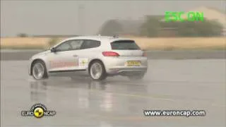 Euro NCAP | Volkswagen Scirocco | 2009 | ESC test