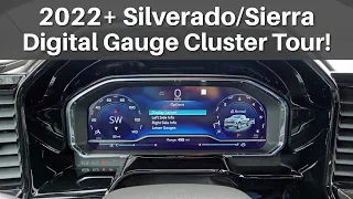2022+ GM Silverado/Sierra Digital Gauge Cluster | Full Demo!
