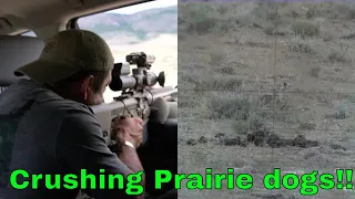 Mike knocking down the Prairie dog population with a Seekins SP-10M with the triggercam.