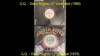 G.Q. - Disco Nights original (1979) & extended (1980) - 12" Single Recording.