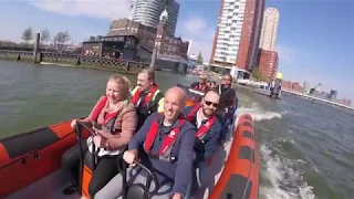 RIB varen in hartje Rotterdam