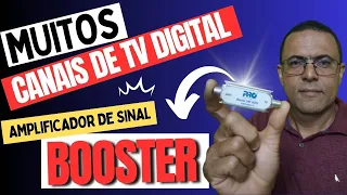 Como Melhorar Sinal da Antena | Amplificador de Sinal TV Digital - BOOSTER PQBT da Proeletronic