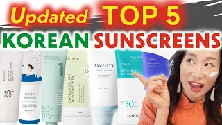 Best Korean Sunscreens of 2024 for ALL SKIN TYPES I Korean Skincare