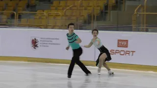 17 Marie DUPAYAGE : Thomas NABAIS   FRA   Junior Ice Dance FD   Mentor Torun Cup 2019