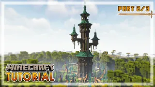 Minecraft: How to Build a Fantasy Wizard Tower - Tutorial 2/3