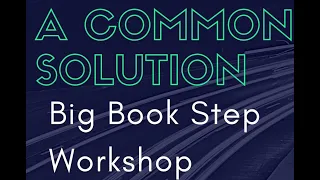 Common Solution Workshop steps 8 an 9