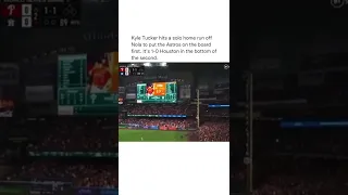 Kyle Tucker Home Run In 2022 World Series⚾️💣 #mlb #baseball #kyletucker #astros #worldseries