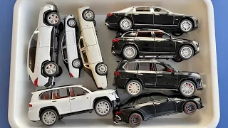 Box Full of Diecast Cars - Rolls Royce, Maybach, Toyota, Mercedes, Lexus, Brabus Rocket