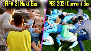 🔥 FIFA 21 Next Gen vs PES 2021 - GAMEPLAY COMPARISON ● PS5/ Xbox Series S/X vs PS4/ PC