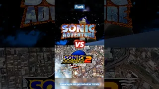 Sonic Adventure Vs. Sonic Adventure 2 🐐 #sonic #shorts