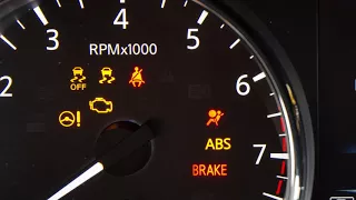 2018 Nissan Rogue Sport - Warning and Indicator Lights