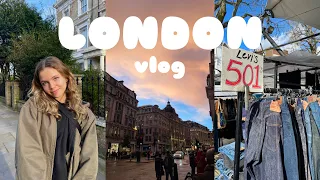 LONDON VLOG | shopping, markets, & nights out