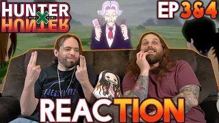 KILLUA HAS ARRIVED!! | Hunter x Hunter Episode 3 & 4 REACTION!!