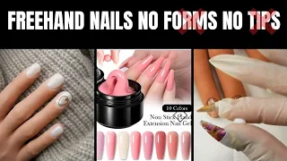 Create nails without tips or forms? Glazed Donut |Solid non stick Builder| Born Pretty