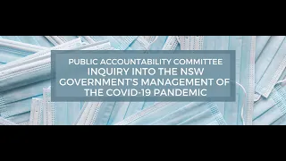 Public hearing - Public Accountability Committee - COVID-19 Pandemic inquiry - 11 August 2021