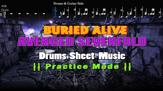 Avenged Sevenfold: Buried Alive || Drums Sheet Music (With Download)