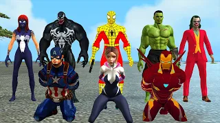 Game 5 Superheroes Pro :Spider Man vs Hulk vs Venom vs Batman Rescue Mission Iron Man vs Spider-Gwen