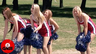 Hot Cheerleaders Get In Trouble On Campus