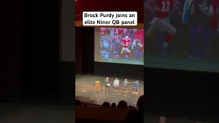 #49ers Brock Purdy joins Steve Young, Jeff Garcia, and Alex Smith on the Dwight Clark QB panel 😮‍💨