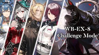 [Arknights] WB-EX-8 Challenge Mode - 4 Operators (Ling, Skadi Alter, Młynar & Exusiai)