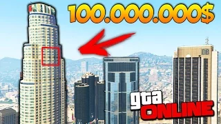 САМЫЙ ДОРОГОЙ ГАРАЖ НА 95 ЭТАЖЕ ЗА 100.000.000$ В GTA 5 ONLINE