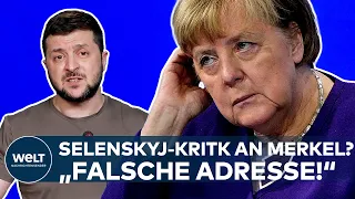 ANGELA MERKEL: "Falsche Adresse!" Das sagt NRW-Ministerpräsident Hendrik Wüst zur Selenskyj-Kritik