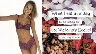 What I Eat In A Day As A Model Pt  1 | Victoria Secret Show Meal Prep | Sanne Vloet