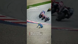 Crazy crashes during the #MotoGP2022 season 😳 Part 1 #SeasonRecap #MotoGP #motorsports #superbike