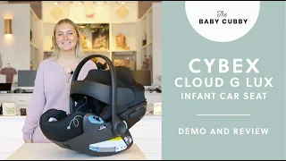 The Cybex Cloud G Lux Sensor Safe Infant Car Seat Review and Demo