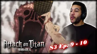 Attack on Titan | S3 Ep.9 & 10 | Ruler of The Walls & Friends | - Reaction & Review!