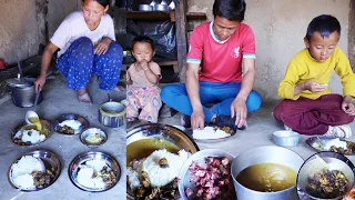 Rita is cooking chicken curry and rice for brother guests @Ritarojan