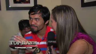 Manny Pacquiao at Jimmy Kimmel Show