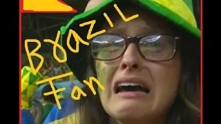 Brazil Fan Crying during the mach Brazil vs Germany 1 7   Semifinal FIFA World Cup 2014 latest mpeg4