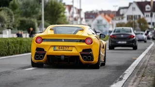 Supercars Accelerating - 2x 918 Spyder, 720S, 812 Superfast, 3x Aventador SV, 2x 911R