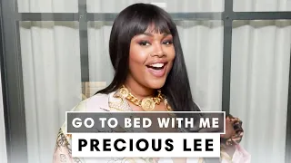 Model Precious Lee's Hydrating Nighttime Skincare Routine | Go To Bed With Me | Harper's BAZAAR