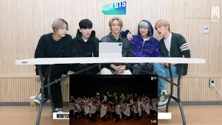 MonstaX Reaction to BTS 'Run BTS ' Dance practice ver (Fanmade)