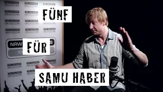 Fünf für Samu Haber - das Interview ohne Fragen