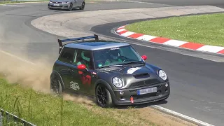 Nurburgring Sonntag Action, LUCKY drivers, Highlights Nordschleife Touristenfahrten