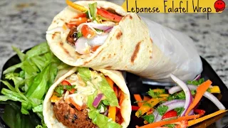 How to make Lebanese Wrap | Falafel Wrap | Falafel Veggie Wraps | hummus wrap | easy falafel recipe