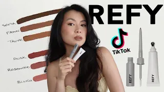 Refy Lip Sculpt Liner and Setter and Lip Gloss Review (WEAR TEST)
