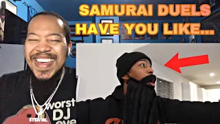 |REACTION| HOW THEY SHOW STRONG SWORDSMAN IN ANIME: CALEBCITY