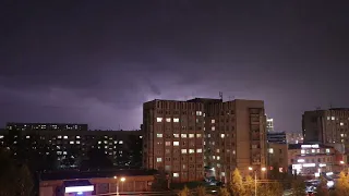 Немного молний при грозе 16-09-2019 в Сургуте.