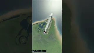 KSP2 Landing a Falcon 9 First Stage at the Space Centre!