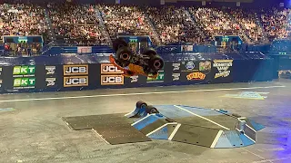 Monster Jam Ramped up Birmingham 29.3.24 first landed backflip