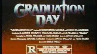 'Graduation Day' [01] - movie trailer-TV commercial (1981)