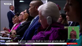 Russian Foreign Minister Sergey Lavrov responds on the Grain Initiative