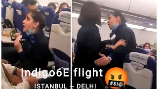 Verbal Fight🤬 b/w Passenger and Flight-attendant on Indigo Flight over limited food choices.