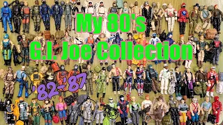 My Vintage 80's G.I. Joe Action Figures Collection
