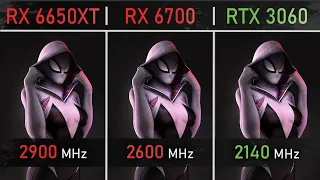 RX 6650XT vs RX 6700 vs RTX 3060 | 1080P, 1440P & 4K Benchmarks